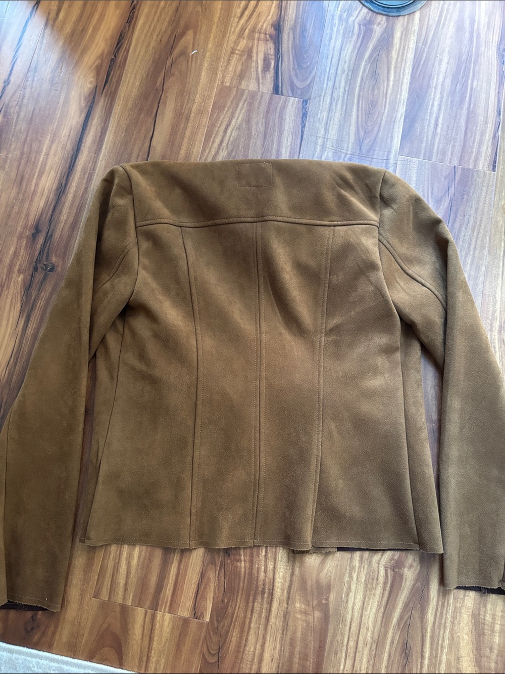 Kut from the Kloth Brown Faux Suede Zip Jacket - Picture 5 of 5